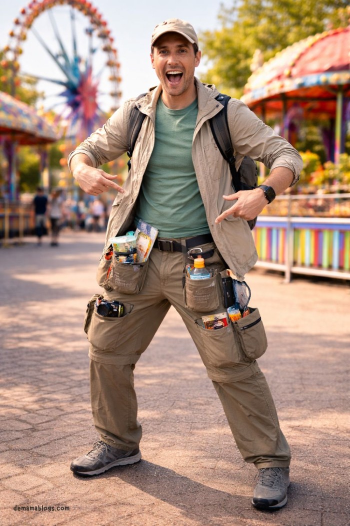 outfit voor een pretpark